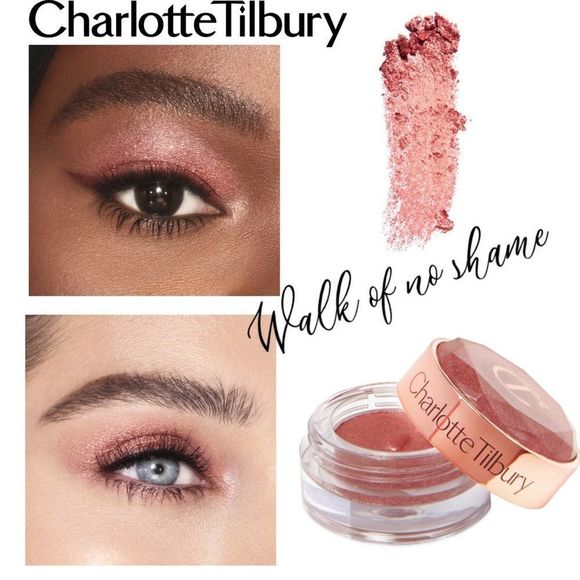 CHARLOTTE TILBURY Jewel Pots Eye Shadow Cream Walk Of No Shame New In box! Pink